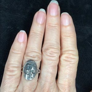 Kokopelli 925 Sterling Silver Ring